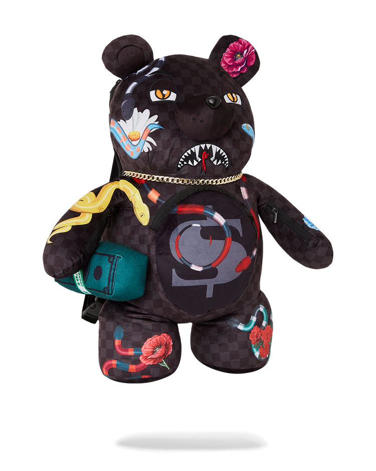 SNAKES ON A BEAR BACKPACK