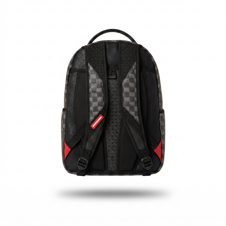 GREY CHECKERED EYE BACKPACK