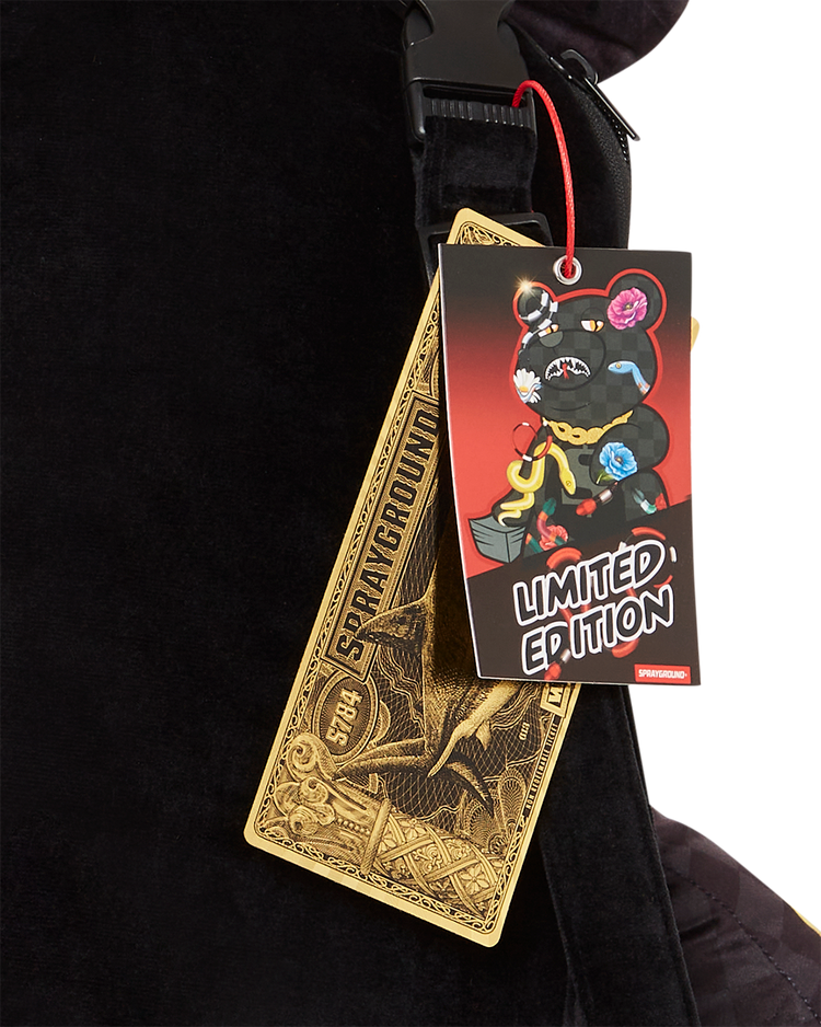 SNAKES ON A BEAR BACKPACK