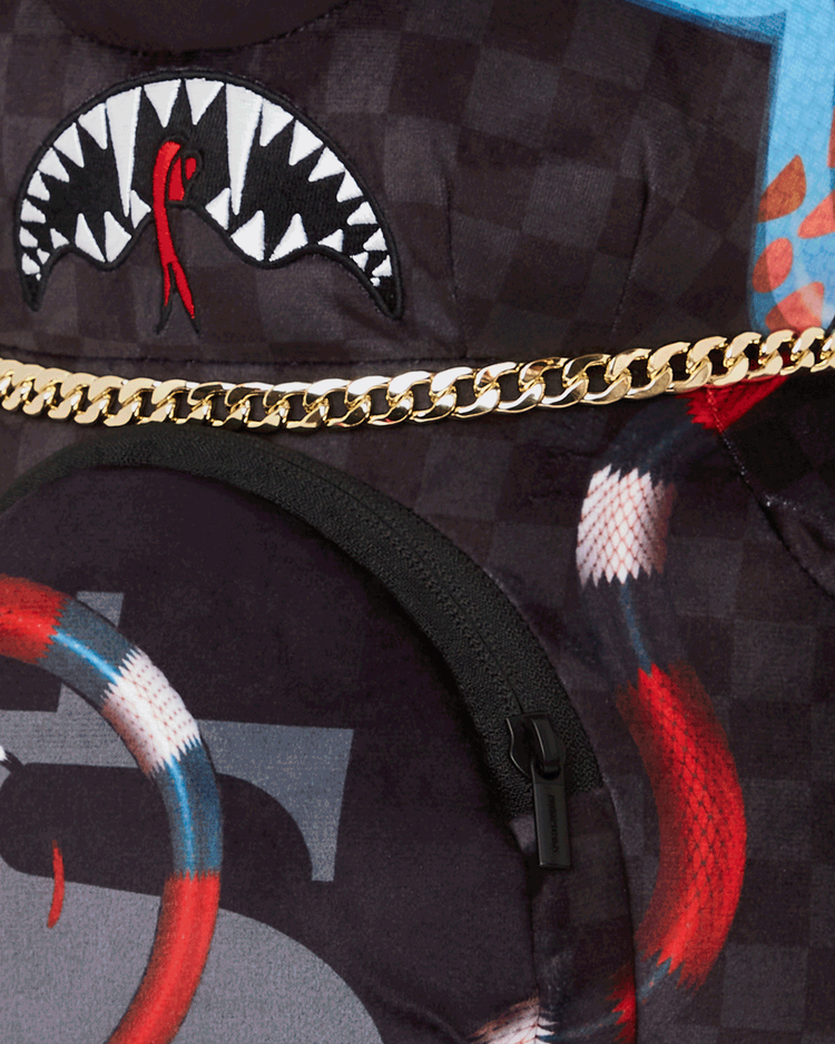 SNAKES ON A BEAR BACKPACK